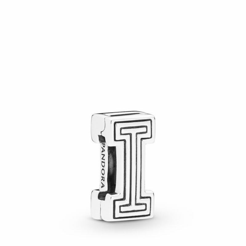 Pandora Australia Reflexions™ Letter I Clip Charm - Sterling Silver | OWXHZG841